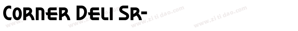 Corner Deli Sr字体转换